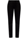 BLACK BRANDED PLEATFRONT TROUSERS - DSQUARED2 - BALAAN 1