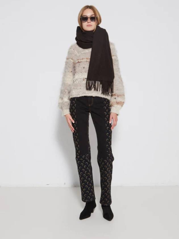 Canada New Oversized Fringe Muffler Chocolate Brown - ACNE STUDIOS - BALAAN 4