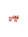 Chroma Stilla Gushon Cat Stud Earrings Rose Gold Pink - SWAROVSKI - BALAAN 5