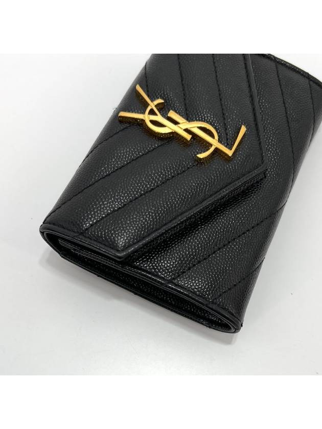 Envelope matelass gold card wallet black 414404 - SAINT LAURENT - BALAAN 5