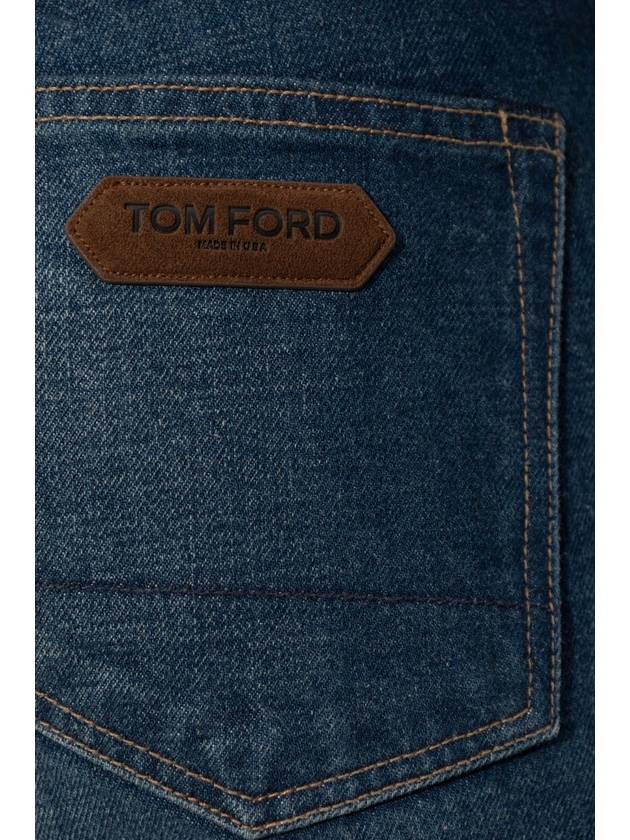 Tom Ford ‘Straight’ Jeans, Women's, Navy Blue - TOM FORD - BALAAN 5