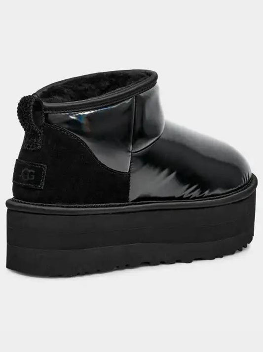 women boots ultra mini platform high shine black - UGG - BALAAN 1