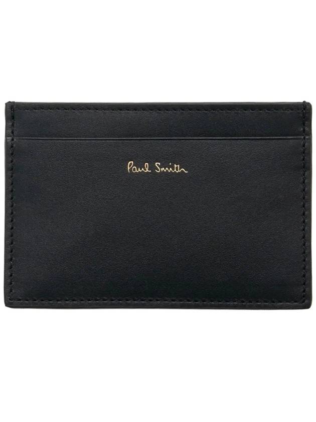 Signature Stripe Card Wallet Black - PAUL SMITH - BALAAN 4