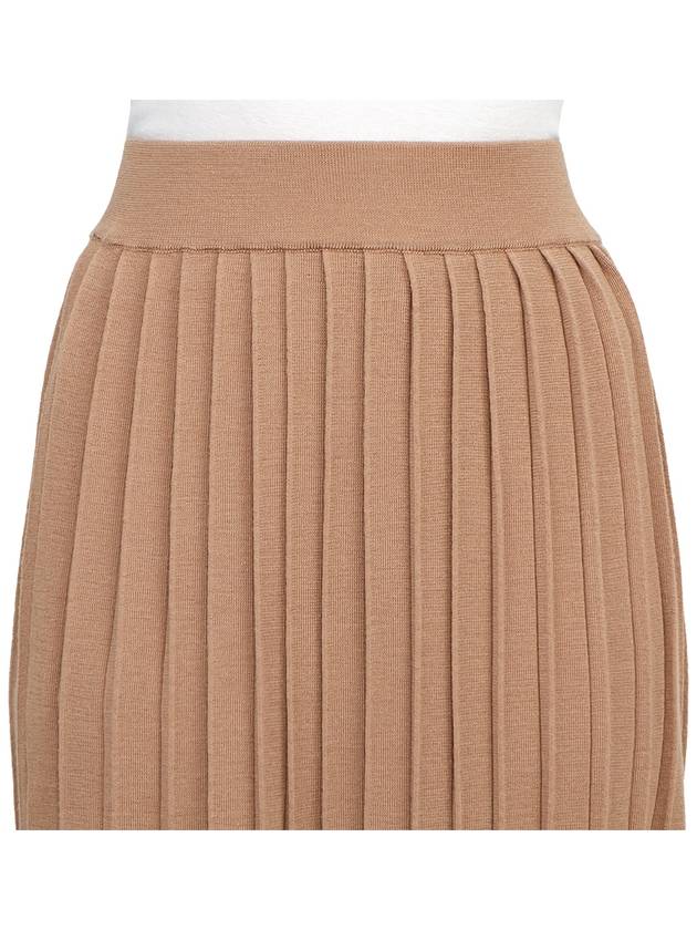 Gabriel Long Pleated Skirt Beige - MAX MARA - BALAAN 7