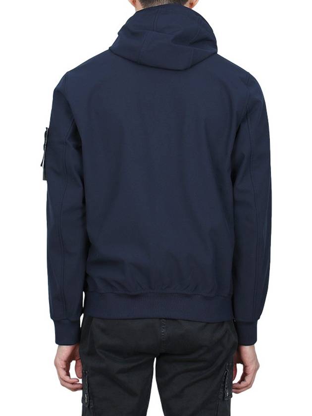 Technology Recycled Polyester Hooded Jacket Navy - STONE ISLAND - BALAAN 6