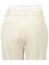 Women's Lux 4 Way Stretch Twill Straight Pants Beige - G/FORE - BALAAN 8