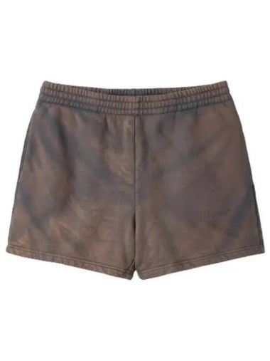 Tie Dye Pattern Shorts Pants Brown - OFF WHITE - BALAAN 1