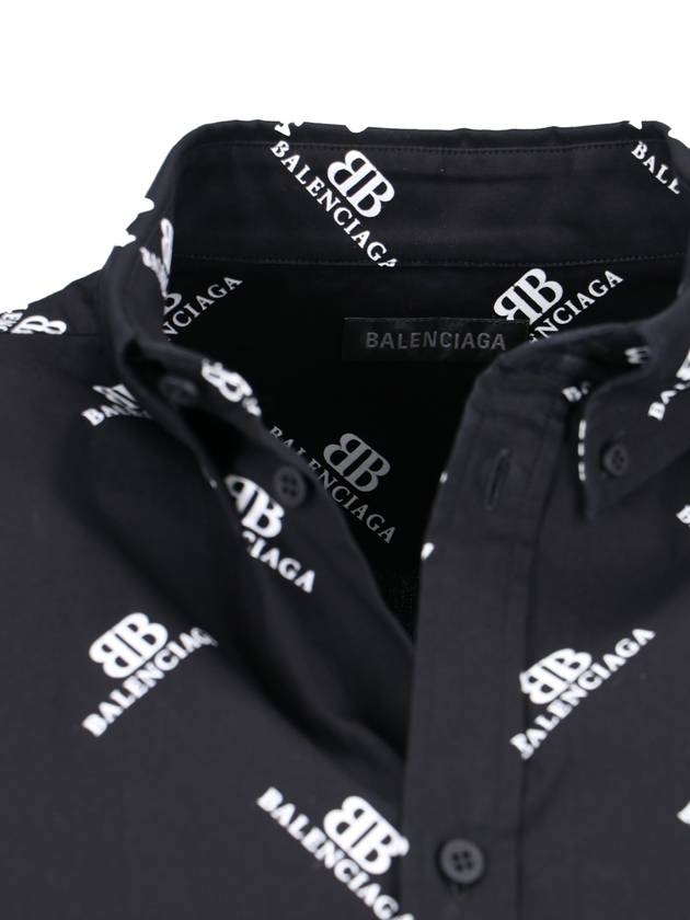 Balenciaga Shirts Black - BALENCIAGA - BALAAN 5