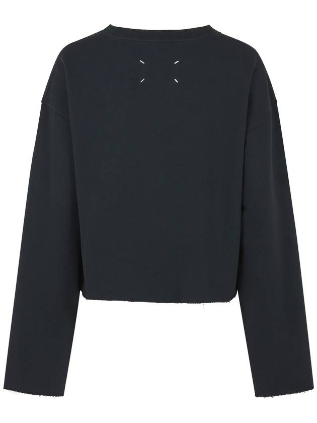 Firm Fleece Sweatshirt Black - MAISON MARGIELA - BALAAN 3