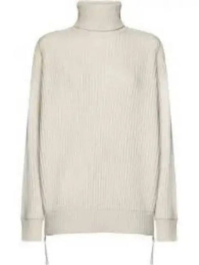 Palpiti Wool Blend Knit Turtleneck Light Beige - MAX MARA - BALAAN 2