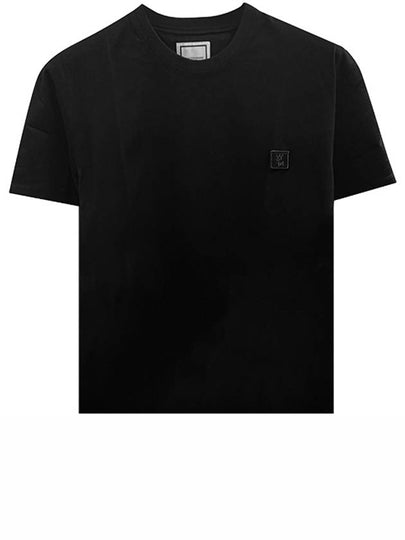 Crown Back Logo Short Sleeve T-Shirt Black - WOOYOUNGMI - BALAAN 2