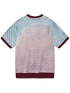 Sofubi Open Knit Tee Unisex Gradient Knit Top Purple - PHOS333 - BALAAN 3