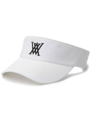 Official UNI ESSENTIAL LOGO VISOR WH - ANEWGOLF - BALAAN 1