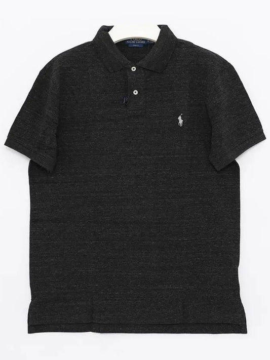 Embroidered Pony Logo White Polo Shirt Black - POLO RALPH LAUREN - BALAAN 2