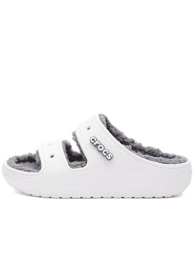 Classic Cozzzy Slippers Cray White - CROCS - BALAAN 1