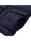 Men's Bixio Logo Hooded Quilted Padding Navy - DUVETICA - BALAAN 10