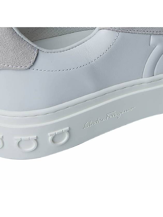 Gancini Low Top Sneakers White - SALVATORE FERRAGAMO - BALAAN 11