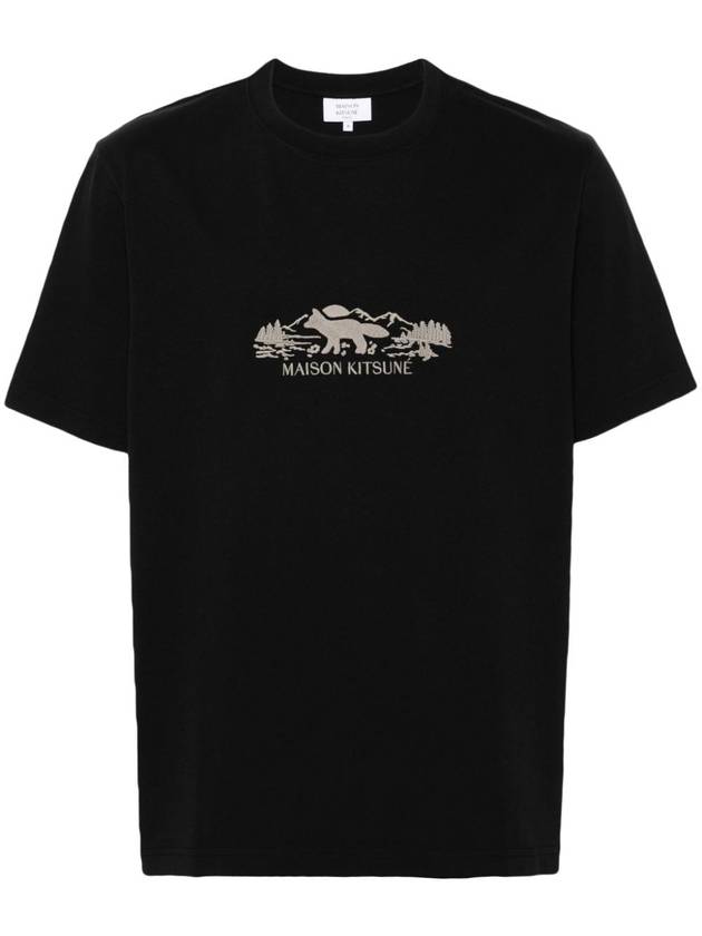 MAISON KITSUNÉ OUTDOOR PROFILE FOX COMFORT TEE SHIRT - MAISON KITSUNE - BALAAN 1