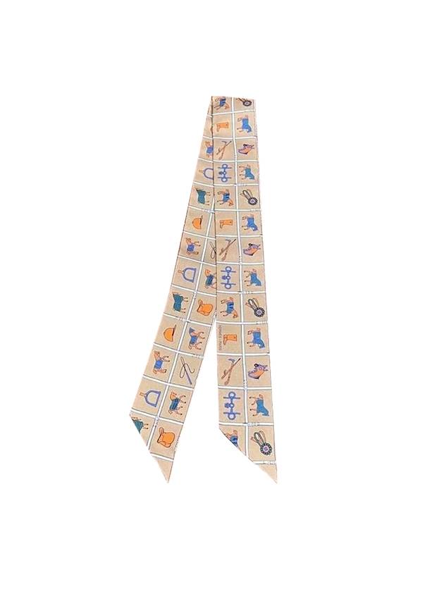 Couvertures Et Tenues De Jour Twilly Silk Scarf - HERMES - BALAAN 1