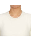 Crop Brushed Alpaca Knit Top White - MAISON MARGIELA - BALAAN 7