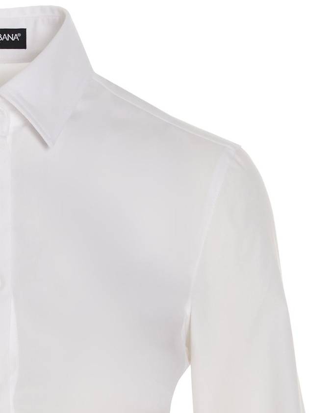 Cotton Long Sleeve Shirt F5G19TFUEEE - DOLCE&GABBANA - BALAAN 4