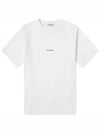 Logo Crew Neck Short Sleeve T-Shirt White - ACNE STUDIOS - BALAAN 2