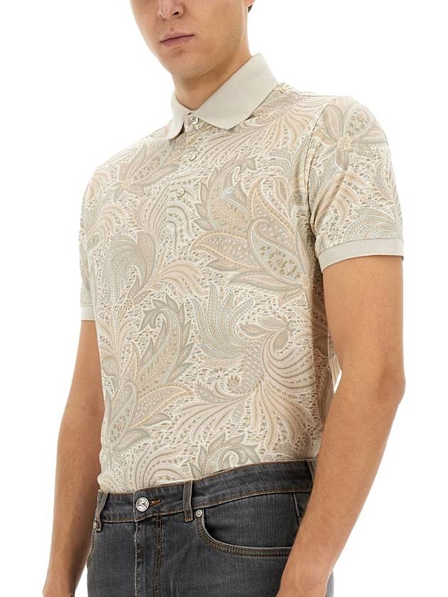 POLO SHIRT WITH PRINT - ETRO - BALAAN 4