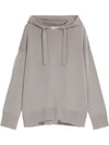 Parma Wool Cashmere Hooded Top Gray - S MAX MARA - BALAAN 1