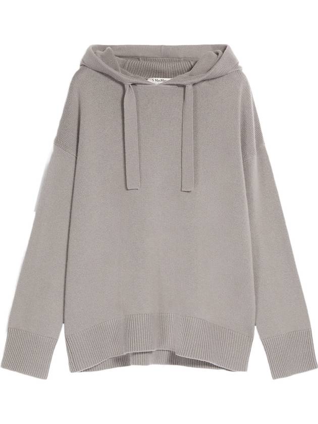 Parma Wool Cashmere Hoodie Grey - S MAX MARA - BALAAN 1