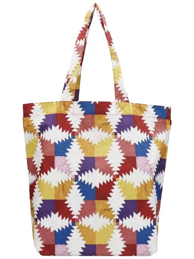 Logo Graphic Tote Bag - ISABEL MARANT - BALAAN 4