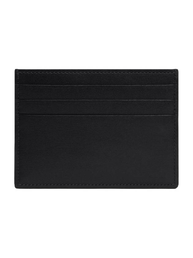 Triomphe Shiny Calfskin Card Wallet Black - CELINE - BALAAN 5