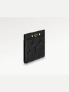 Monogram Empreinte Card Wallet Black - LOUIS VUITTON - BALAAN.