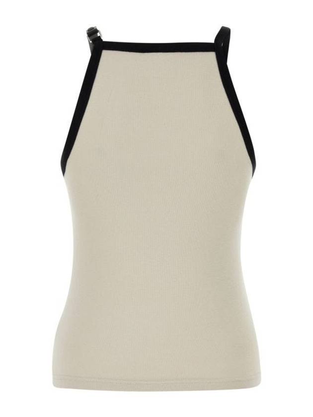 Buckle Contrast Sleeveless White - COURREGES - BALAAN 3