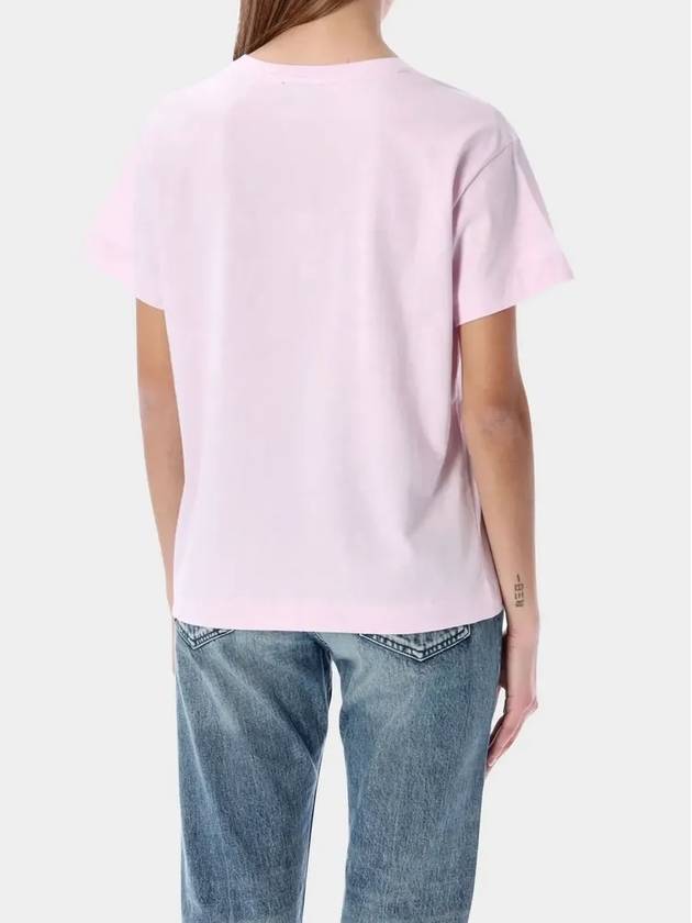 Jade Logo Short Sleeve T-Shirt Pink - A.P.C. - BALAAN 5