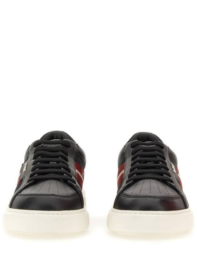 Melys Leather Low Top Sneakers Black - BALLY - BALAAN 2