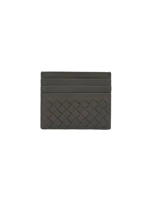 Intrecciato Classic Card Wallet Dark Grey - BOTTEGA VENETA - BALAAN 2