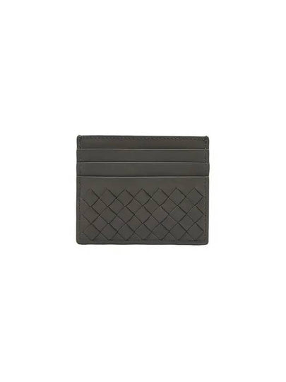 Intrecciato Classic Card Wallet Dark Grey - BOTTEGA VENETA - BALAAN 2