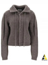 Snap Button Alpaca Blend Cardigan Grey - LEMAIRE - BALAAN 2