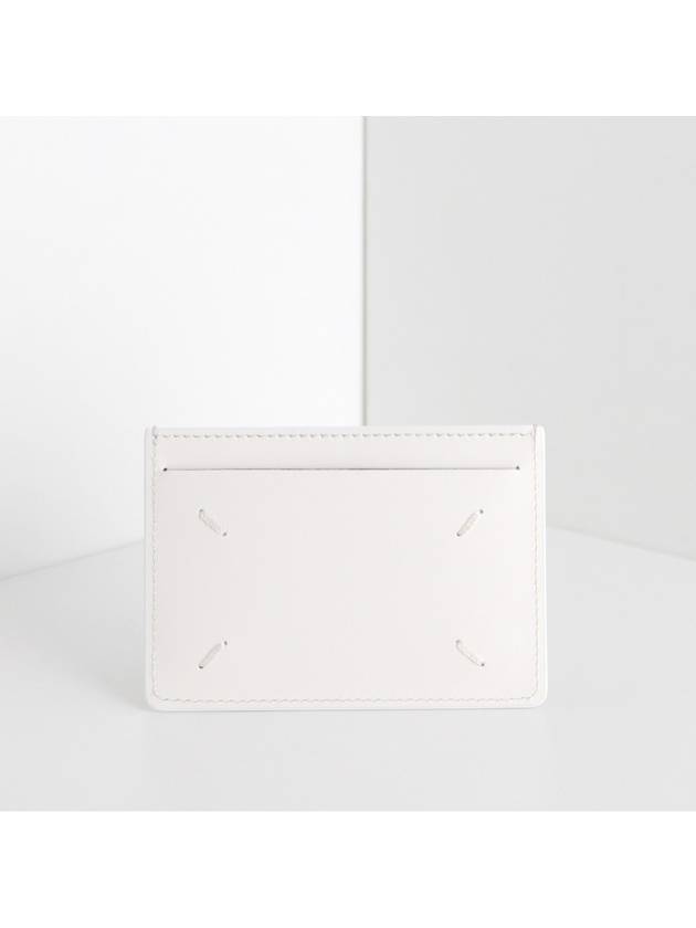 Stitched Single Card Wallet White - MAISON MARGIELA - BALAAN 2