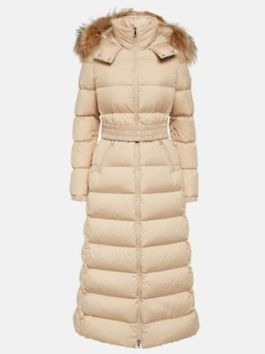 Fudson Long Down Padding Beige - MONCLER - BALAAN 2