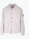 Cotton Corduroy 400 TC Over Long Sleeve Shirt Plaster - STONE ISLAND - BALAAN 2