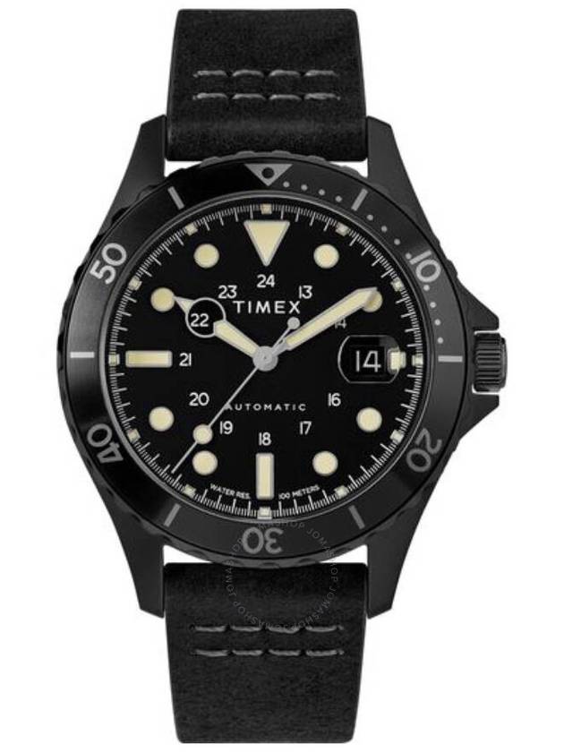 Timex Navi XL Automatic Black Dial Men's Watch TW2U10000 - TIMEX - BALAAN 1