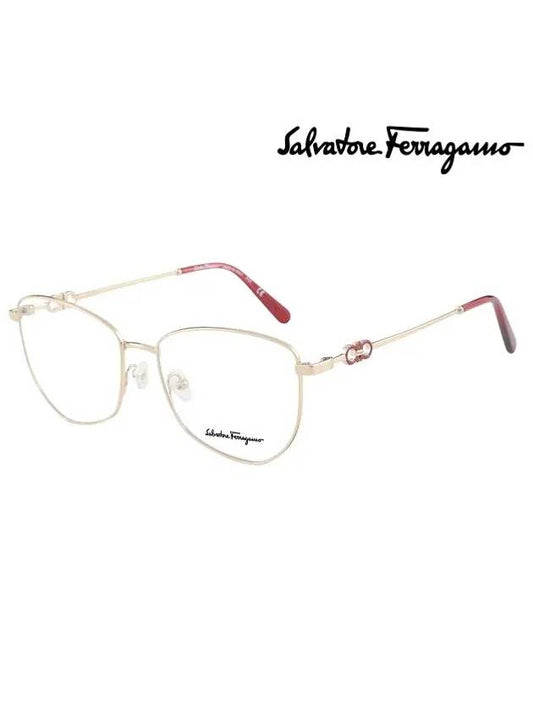 Ferragamo Glasses Frame SF2214 712 Metal Women s - SALVATORE FERRAGAMO - BALAAN 1