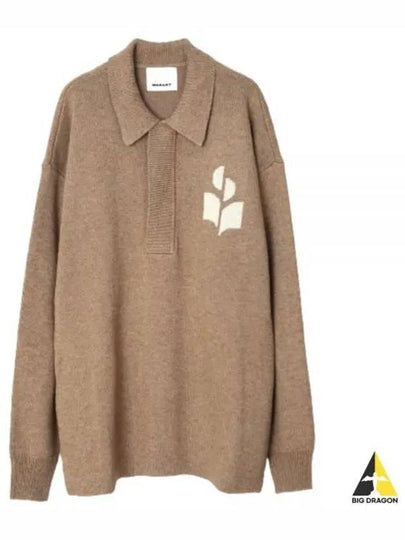 William Polo Knit Top Camel - ISABEL MARANT - BALAAN 2