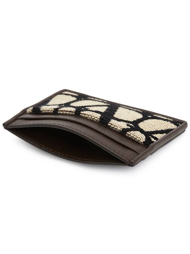 Iconographe Card Wallet Beige - VALENTINO - BALAAN 5