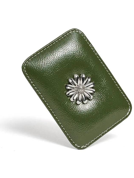 Daisy Slim Mini Transportation Card Wallet Khaki - LE MASQUE - BALAAN 2