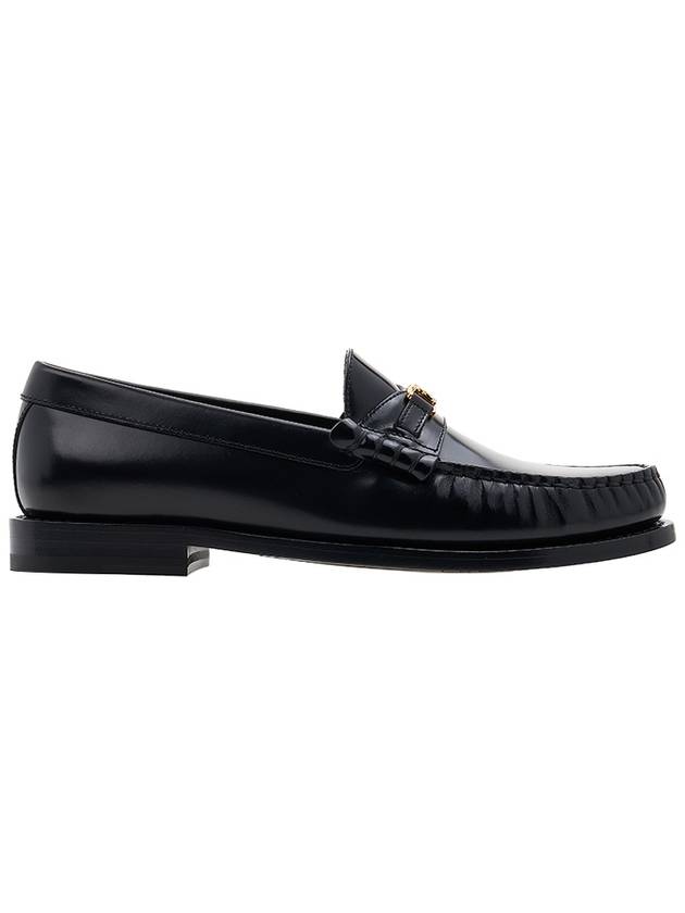 Luco Triomphe Polished Bull Loafers Black - CELINE - BALAAN 3