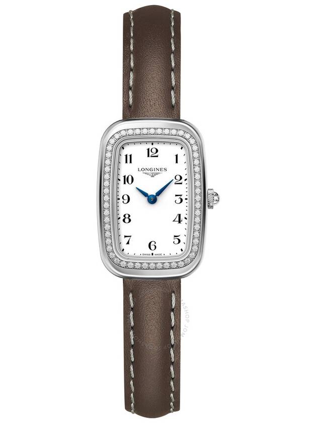 Longines Equestrian Quartz Diamond White Dial Ladies Watch L6.140.0.13.2 - LONGINES - BALAAN 1