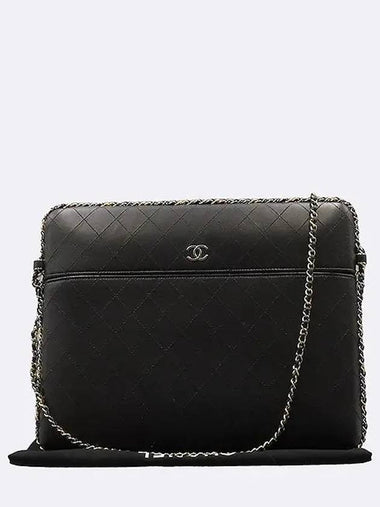 black clutch bag - CHANEL - BALAAN 1