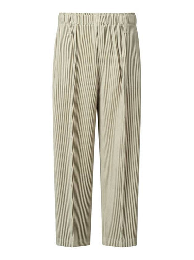 Tuck Pleated Straight Pants Light Beige - MONPLISSE - BALAAN 1